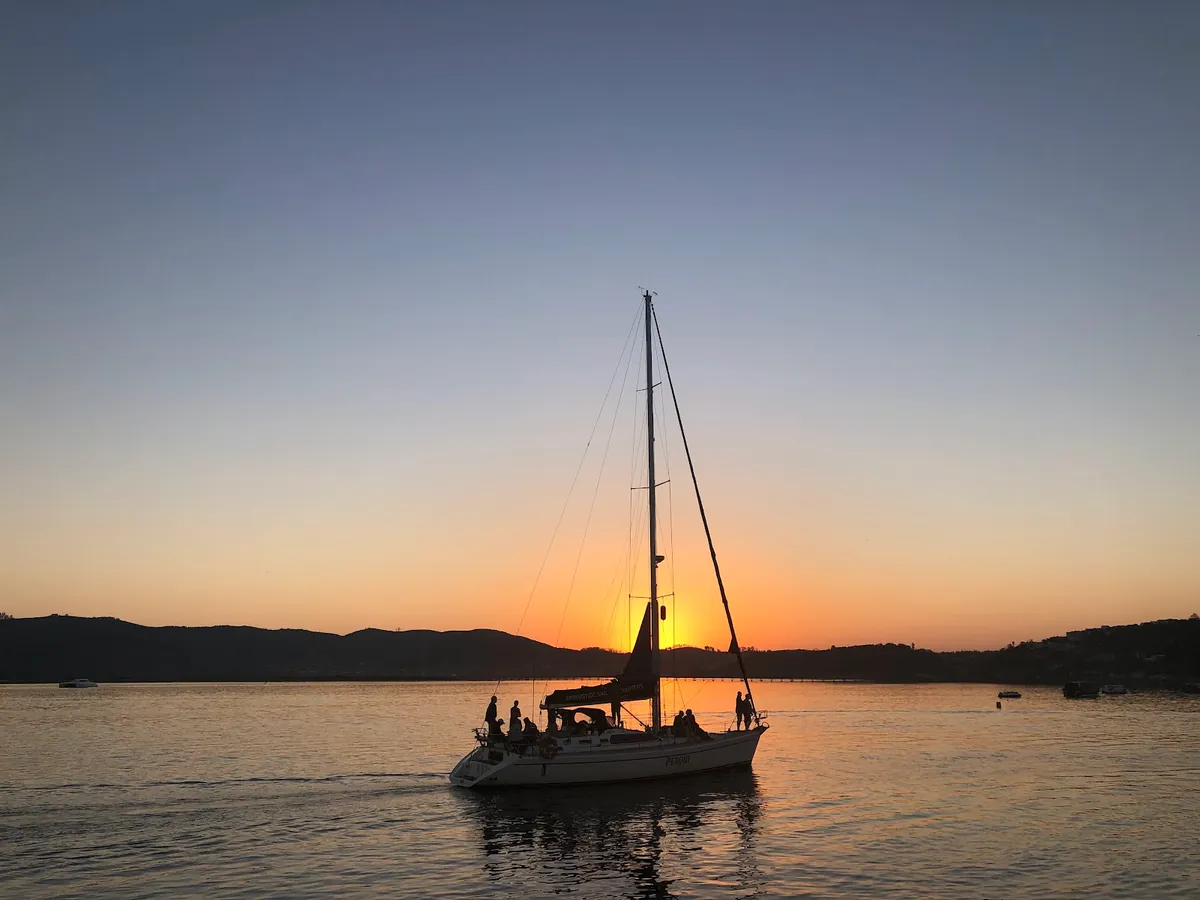Knysna Yacht Club on the lagoon — neighbour to Thesen Islands, not on it