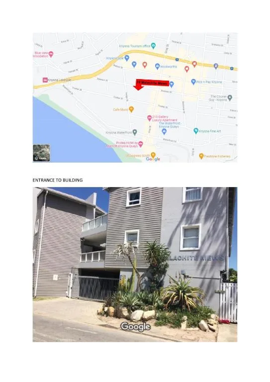 Modern apartment building entrance with planted garden and driveway access