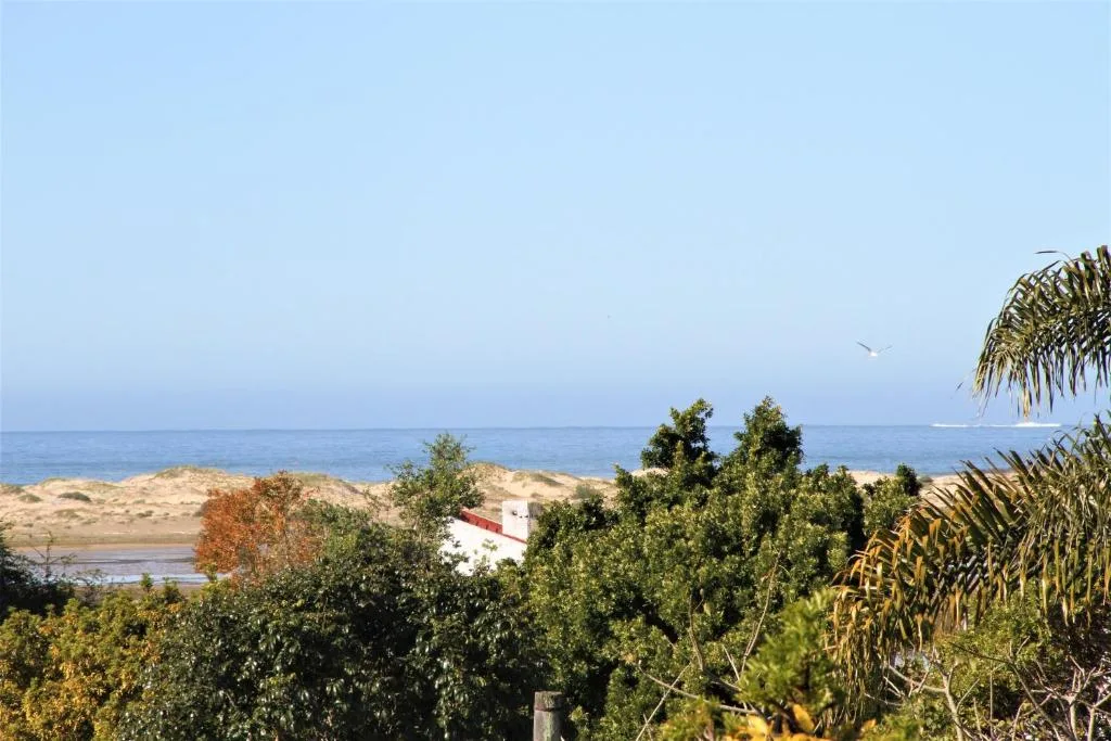 Scenic coastal view with beach, dunes, and ocean horizon from property