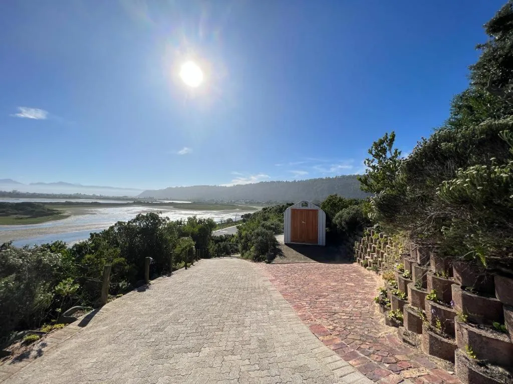Scenic lagoon and mountain vista from property overlooking Sedgefield's water landscape