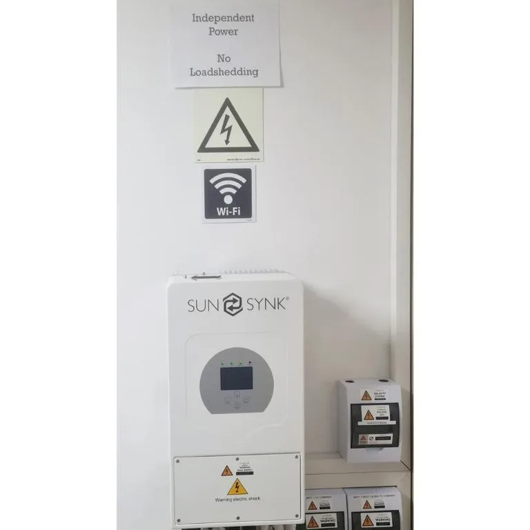 Solar power inverter and independent power system with no loadshedding